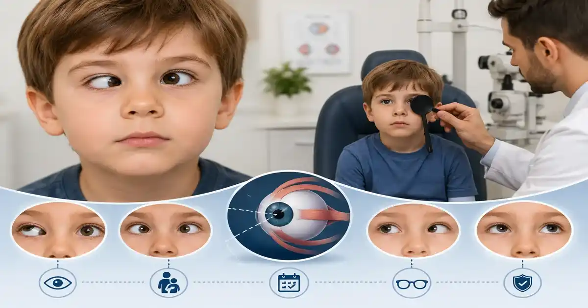 علامات الحول عند الأطفال ومتى يجب مراجعة طبيب العيون المختص